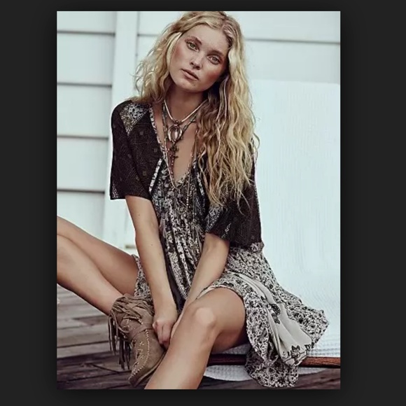 Free People Wild World Mini Dress - Picture 2 of 6